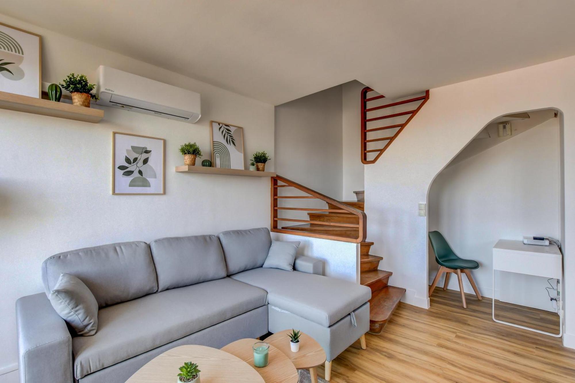 Sunset Duplex - Grand-Rond, Jardin Des Plantes, Centre-Ville, 2 Bdrs 60M2, Ac, Free Public Car Park 200M Away, Netflix - T3 60M2 Avec Clim, Parking Public Gratuit A 200M Тулуза Экстерьер фото